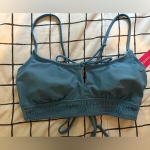 Women's Blue Bathing Suit Top
